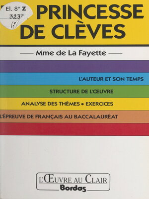 cover image of La Princesse de Clèves, Mme de La Fayette